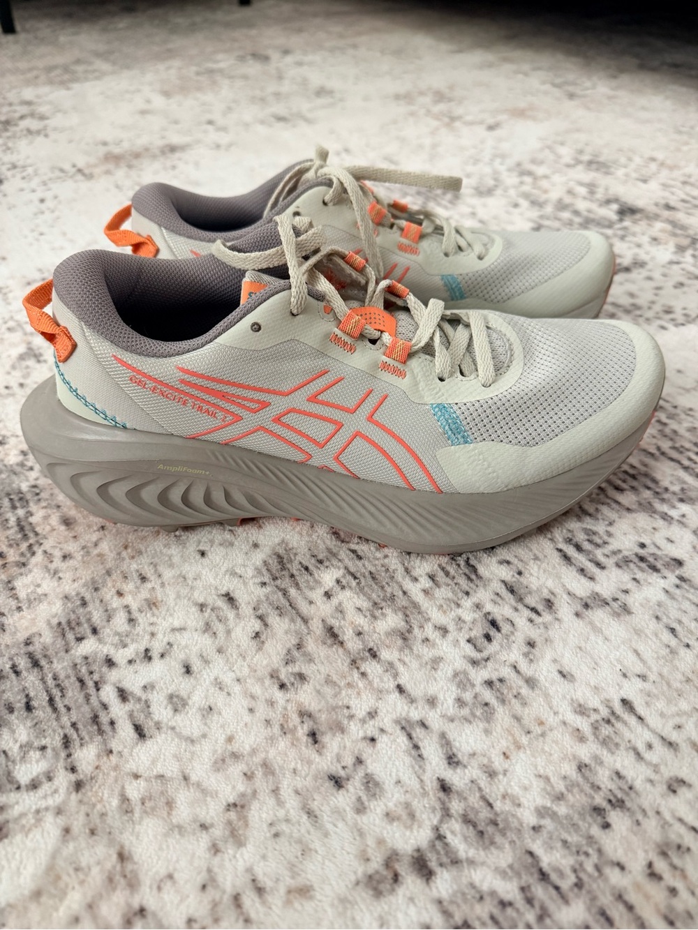 ASICS GEL Running Shoes Gray & Orange US 7